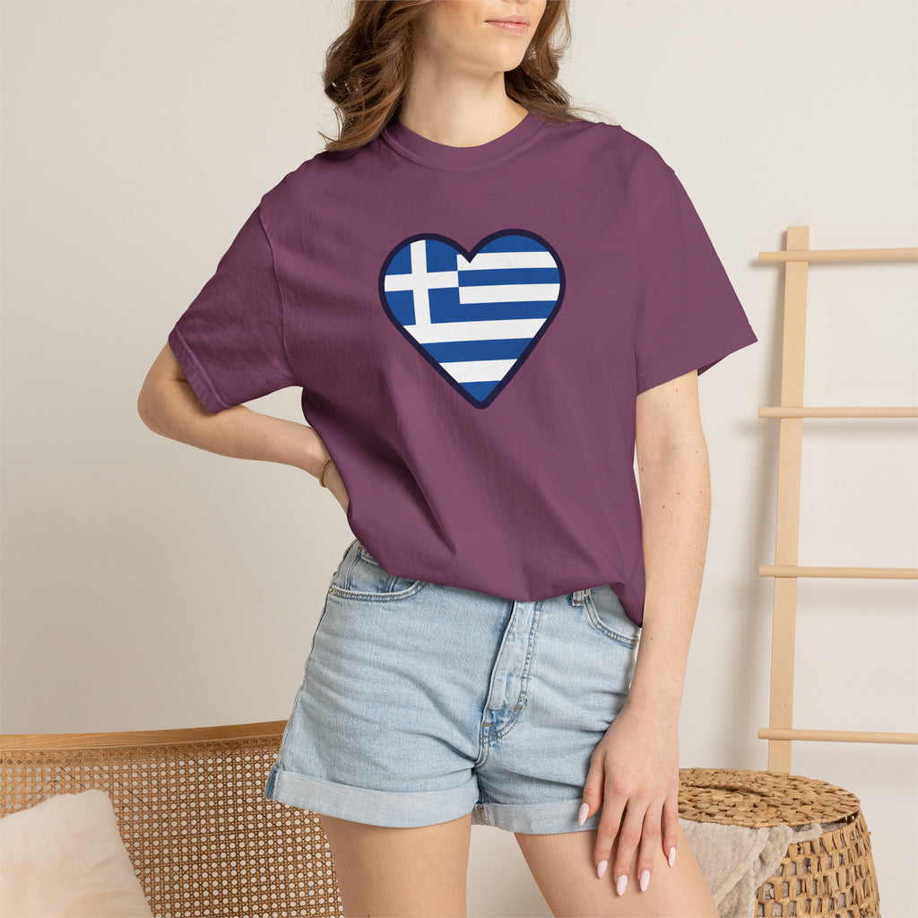 Greek Flag Heart