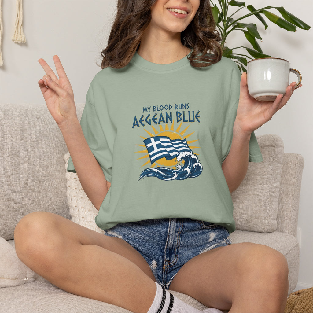 My Blood Runs Aegean Blue