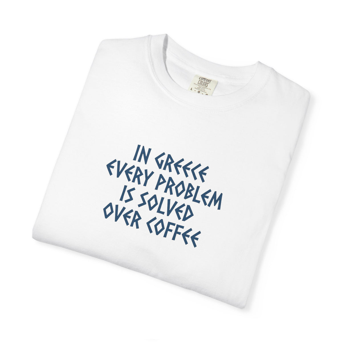 In Greece Every Problem Is Solved Over Coffee