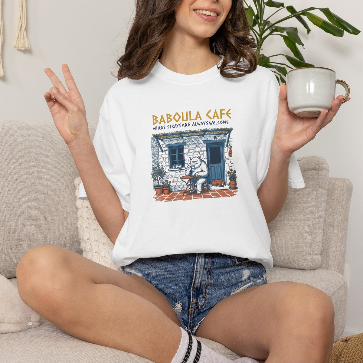 Baboula Café  – Where Strays are Welcome (cat & dog)