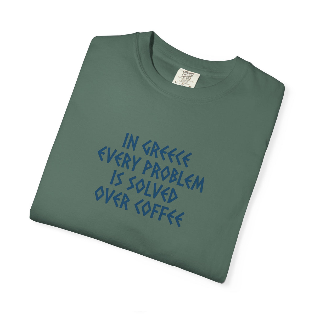 In Greece Every Problem Is Solved Over Coffee