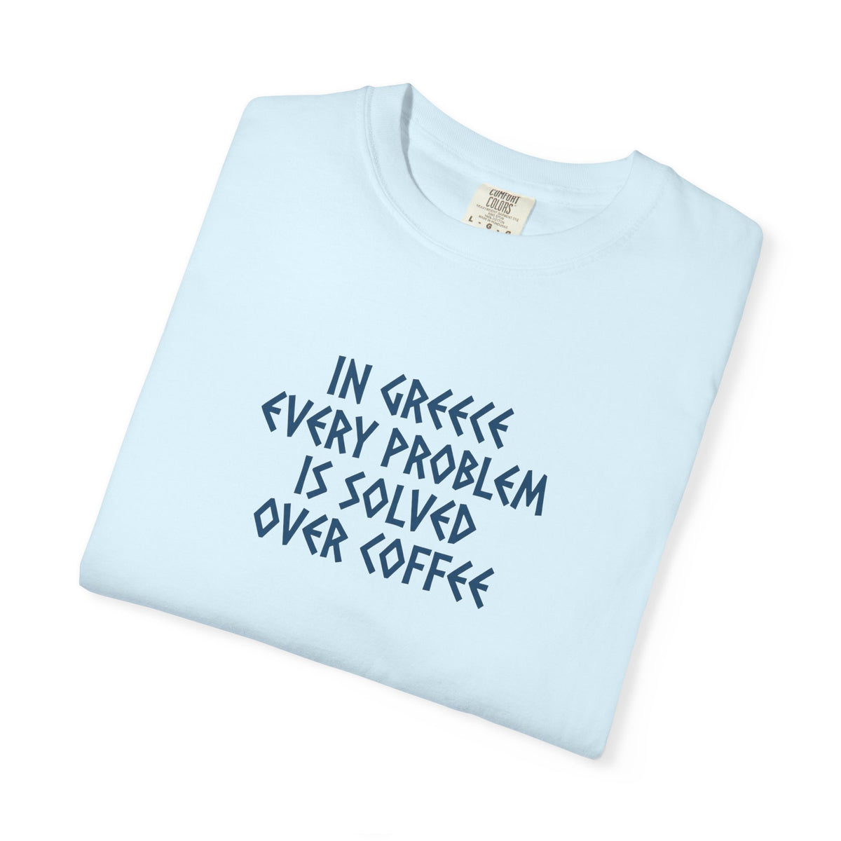 In Greece Every Problem Is Solved Over Coffee