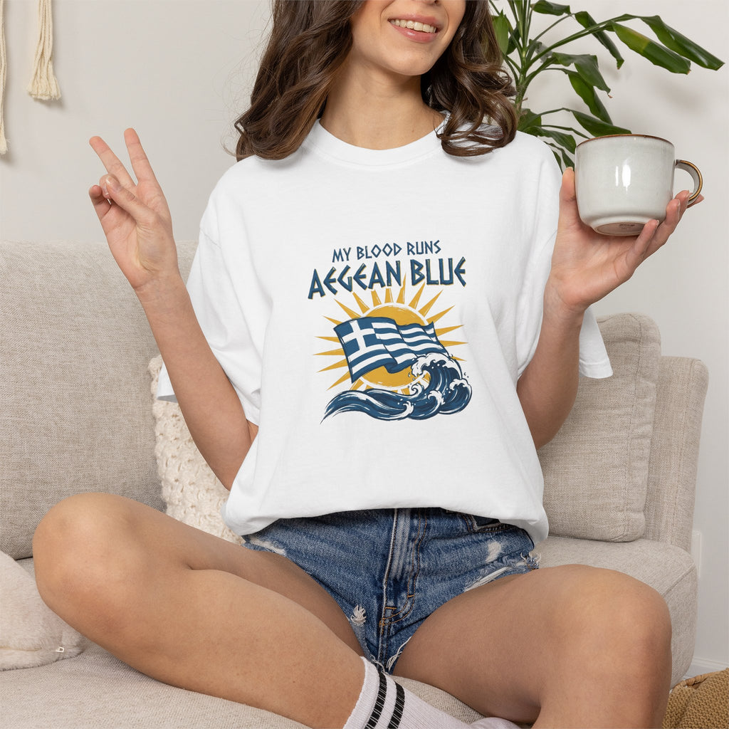 My Blood Runs Aegean Blue