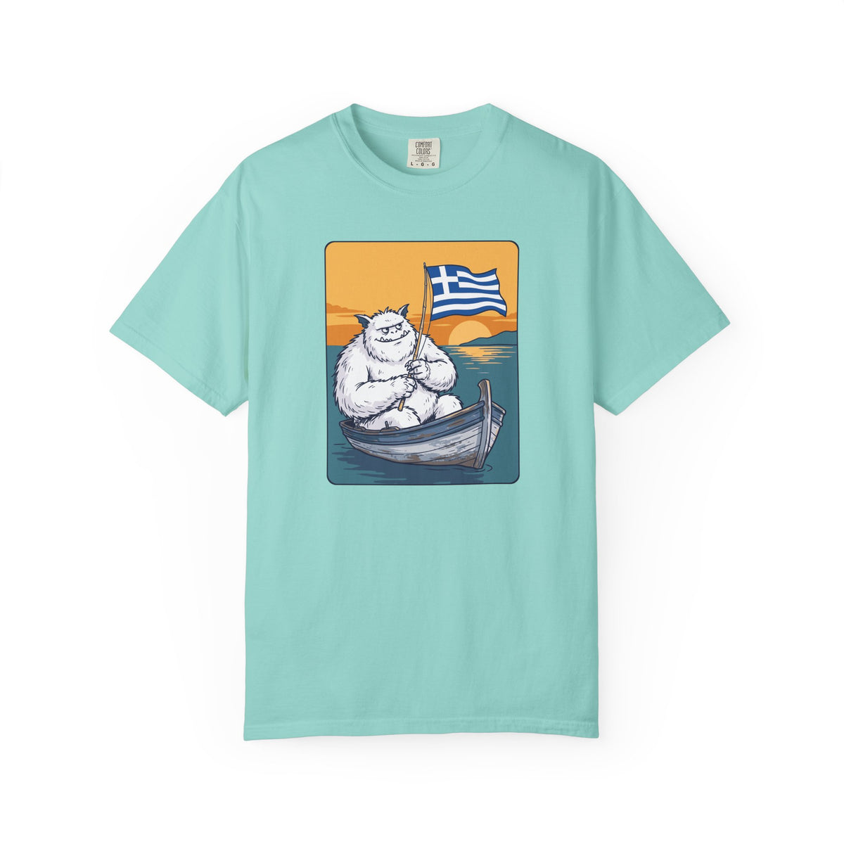 Baboula  Fishing  Greek Flag