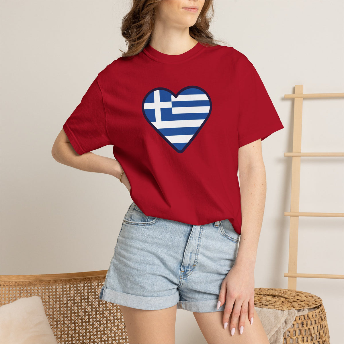 Greek Flag Heart