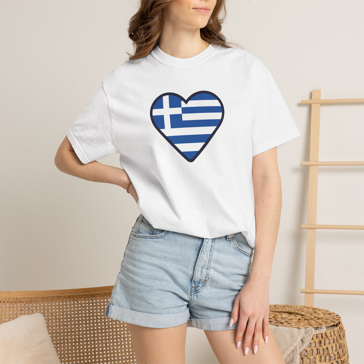 Greek Flag Heart