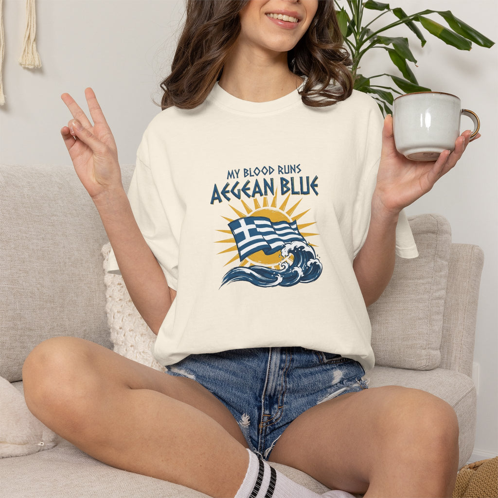 My Blood Runs Aegean Blue