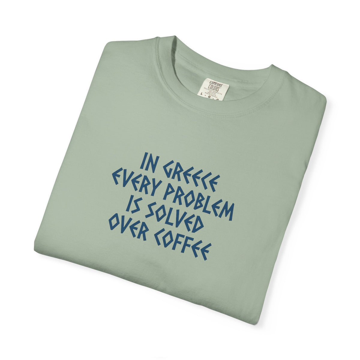 In Greece Every Problem Is Solved Over Coffee