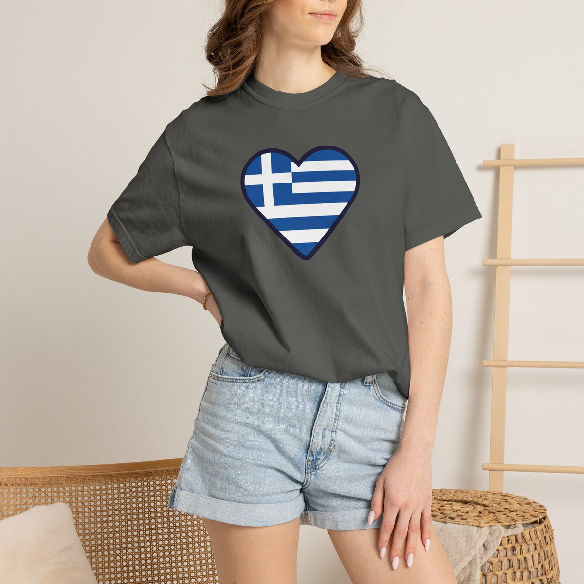 Greek Flag Heart