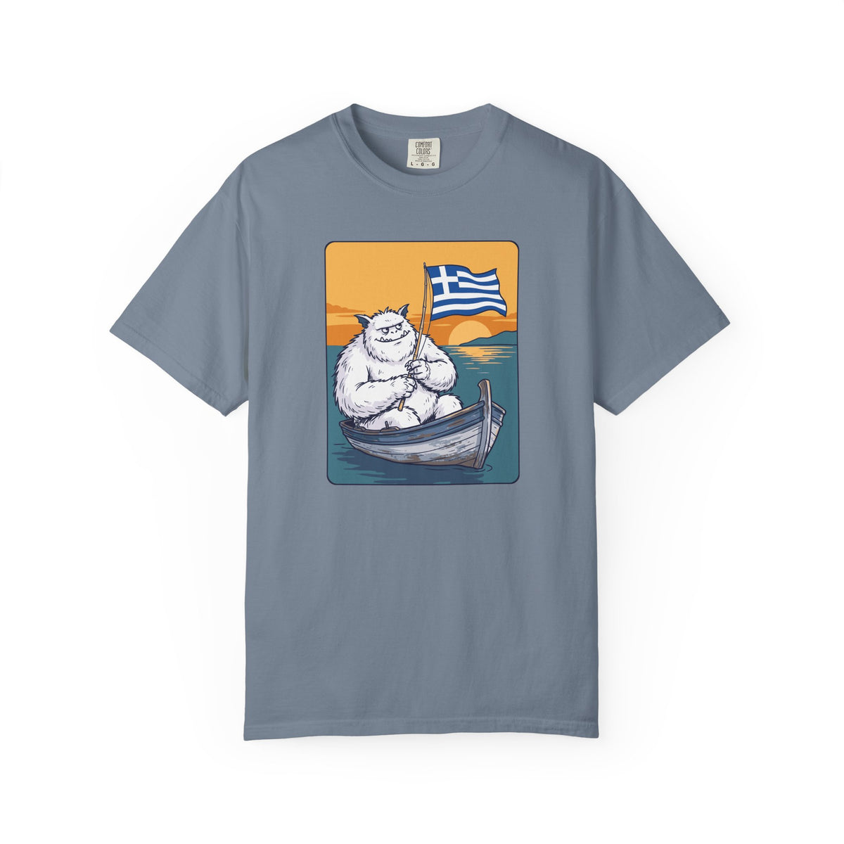 Baboula  Fishing  Greek Flag