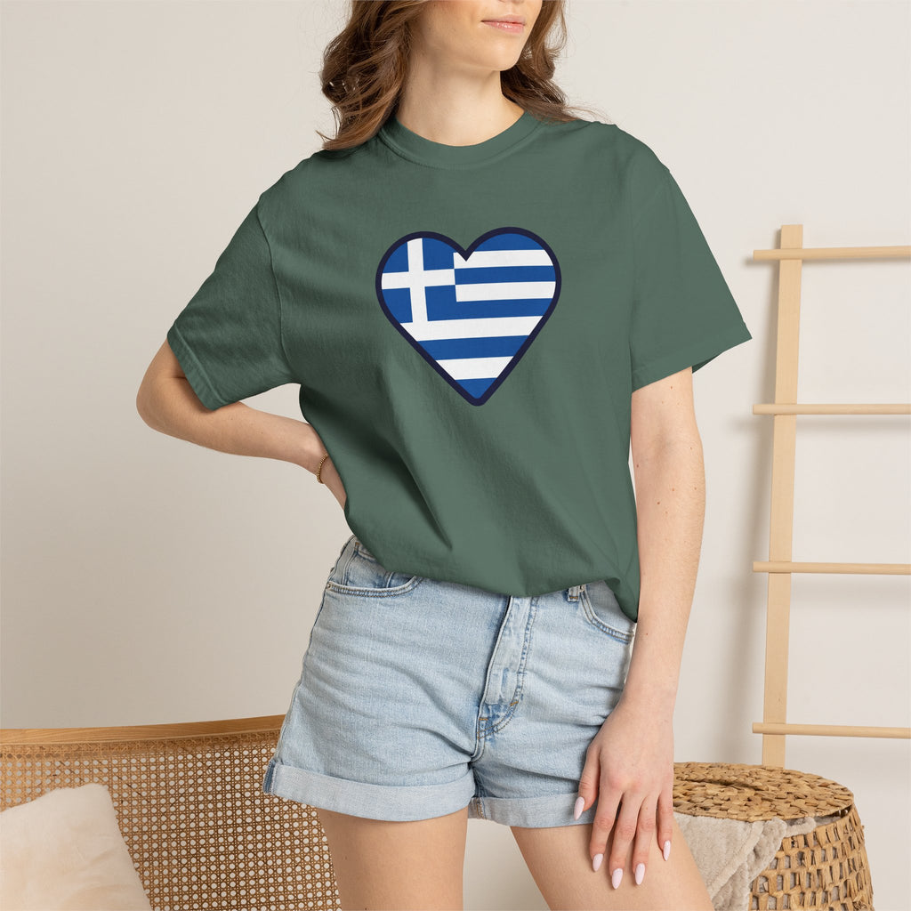Greek Flag Heart