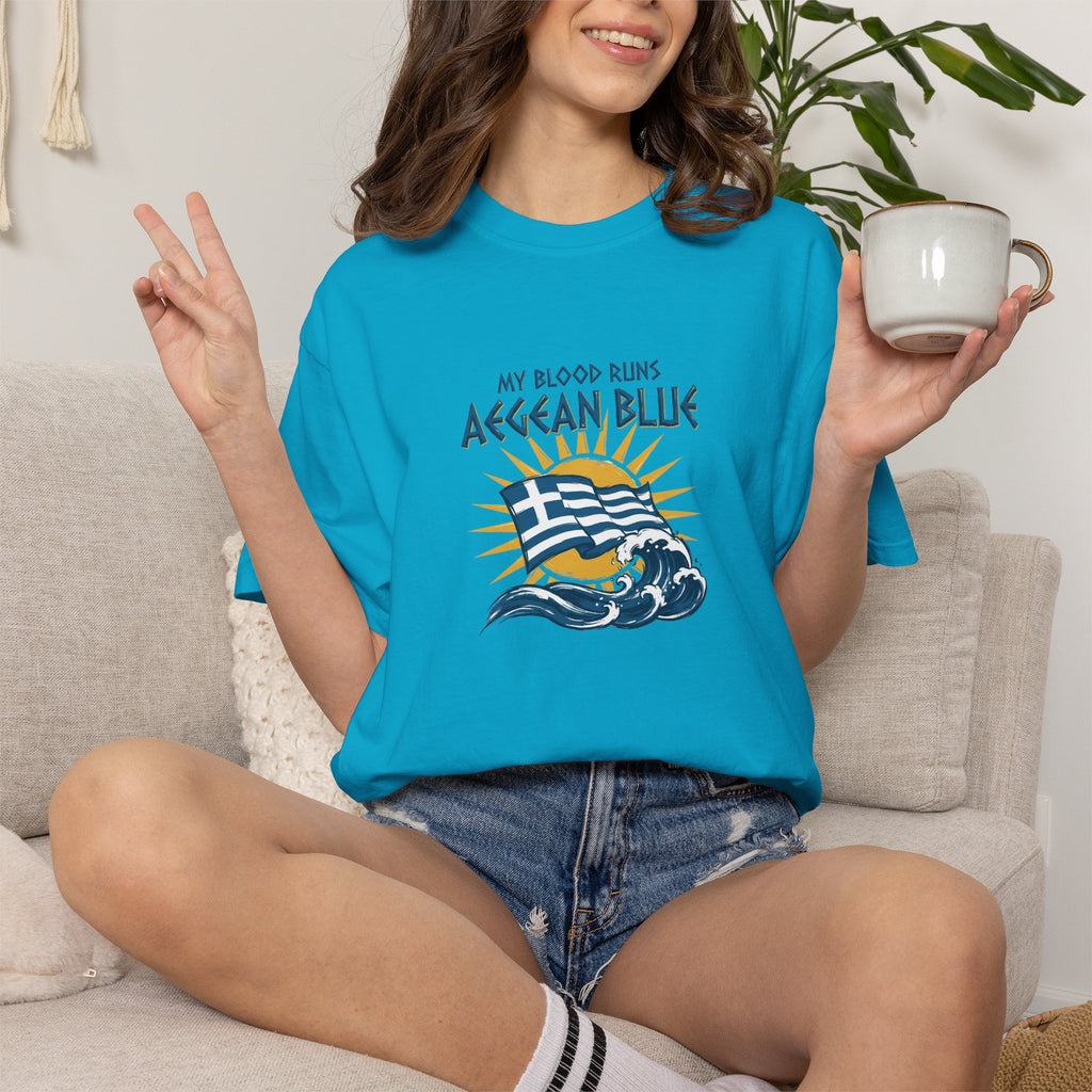 My Blood Runs Aegean Blue