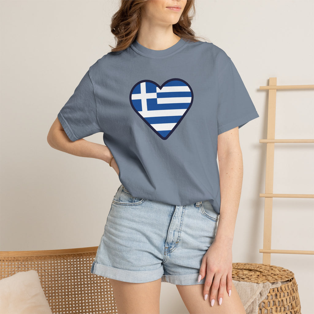 Greek Flag Heart