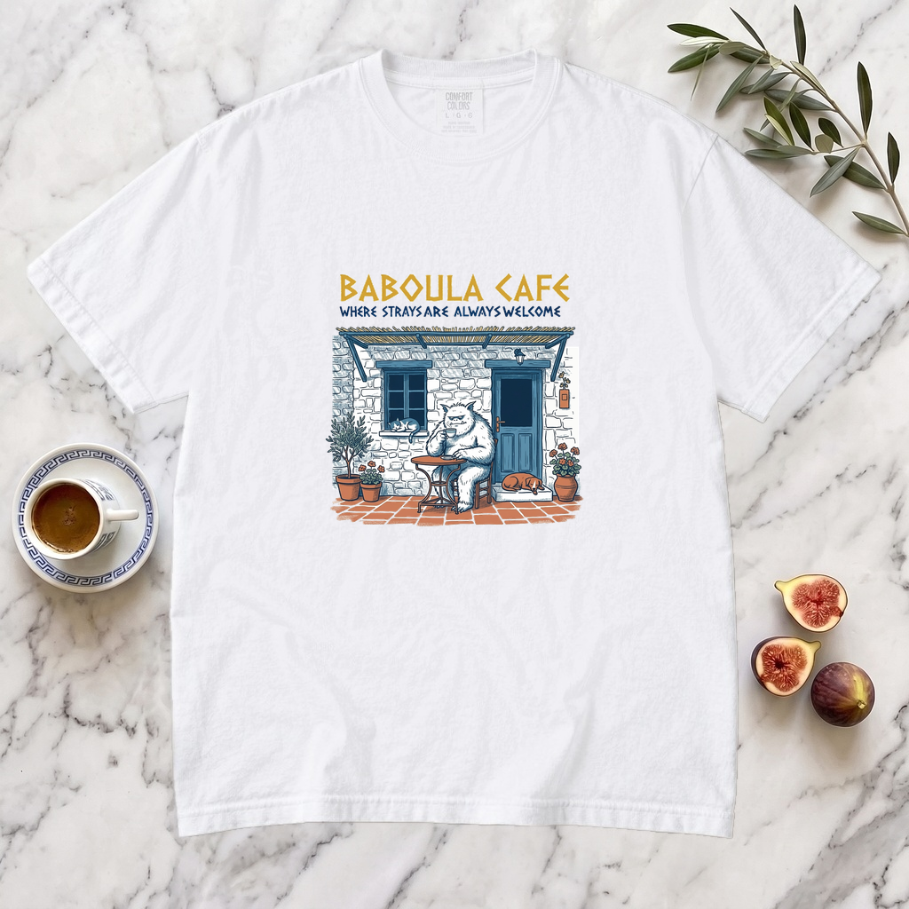 Baboula Café  – Where Strays are Welcome (cat & dog)