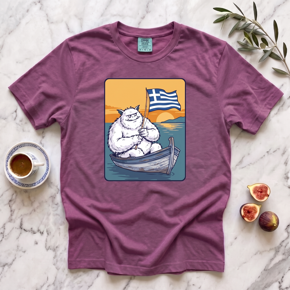 Baboula  Fishing  Greek Flag