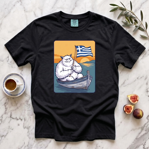 Baboula  Fishing  Greek Flag