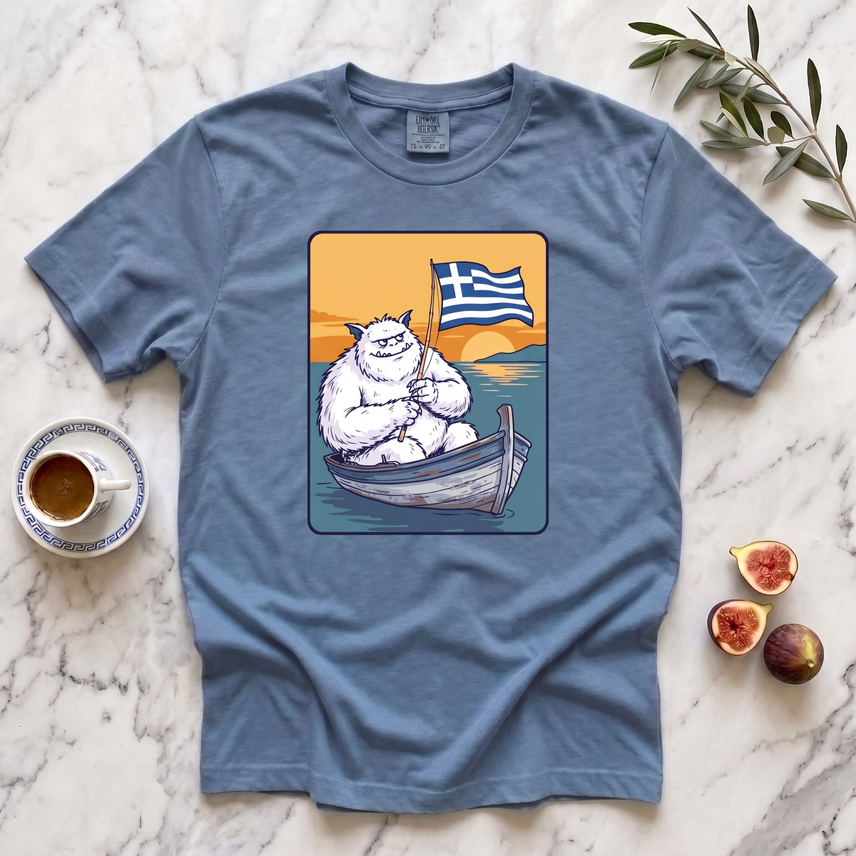 Baboula  Fishing  Greek Flag