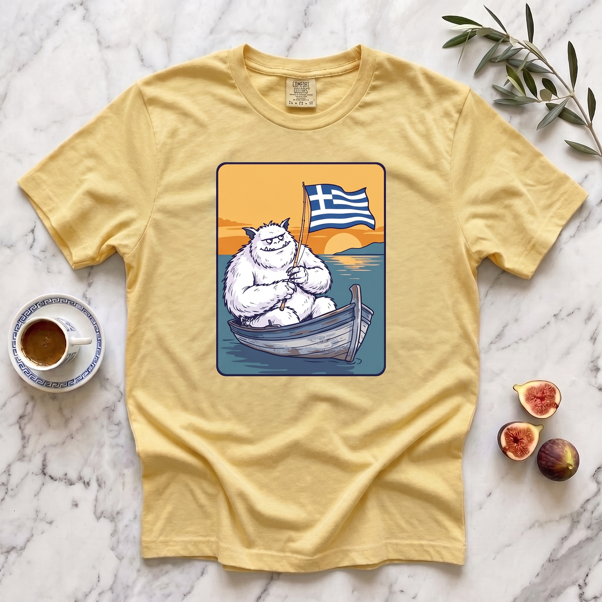 Baboula  Fishing  Greek Flag