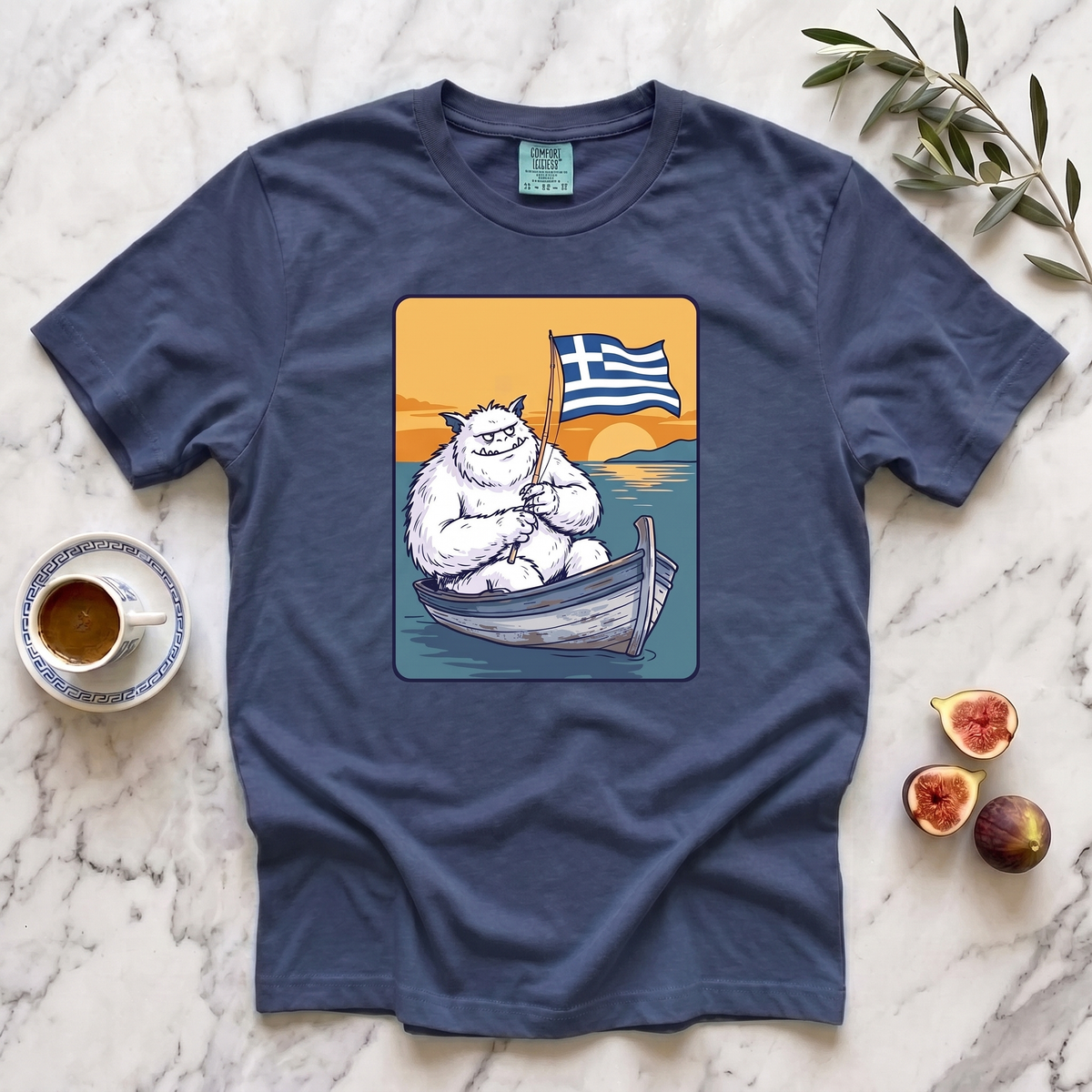 Baboula  Fishing  Greek Flag