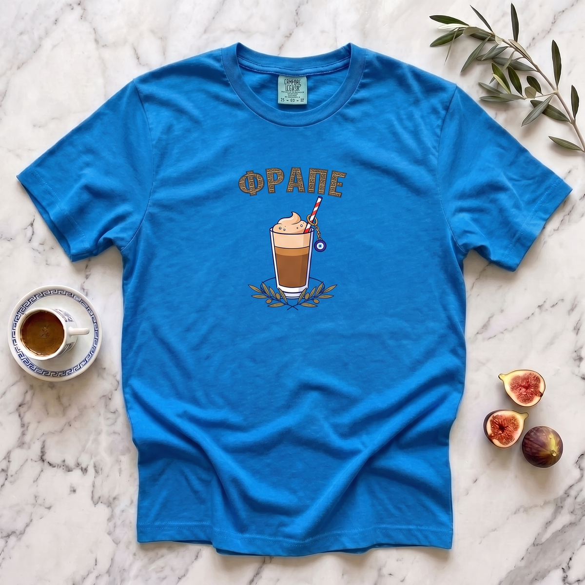 Frappe t-shirt - Sapphire