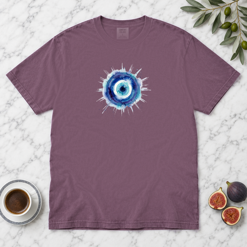 Watercolor Evil Eye