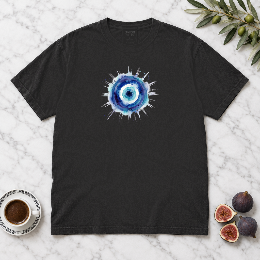Watercolor Evil Eye
