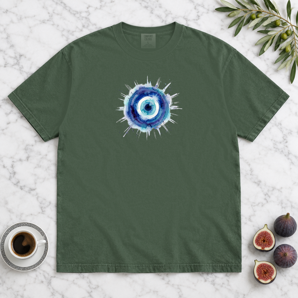 Watercolor Evil Eye