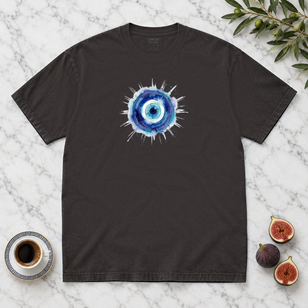 Watercolor Evil Eye