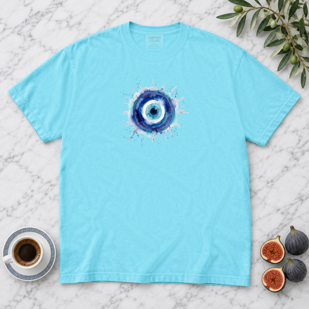 Watercolor Evil Eye