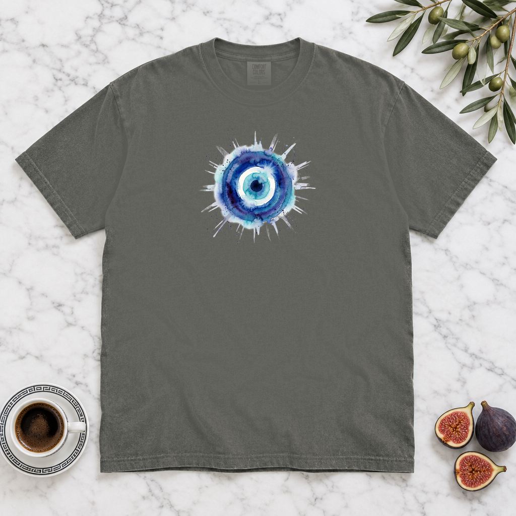 Watercolor Evil Eye