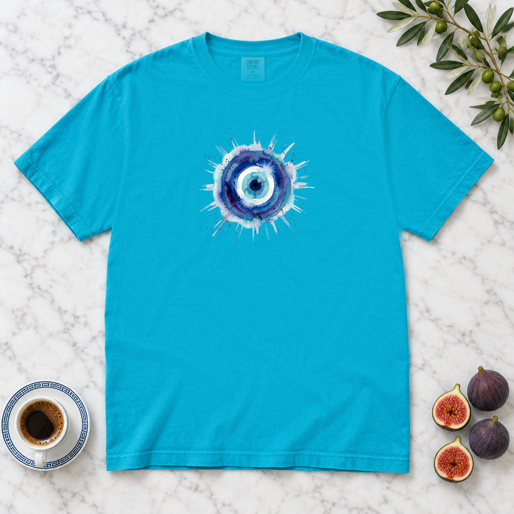 Watercolor Evil Eye